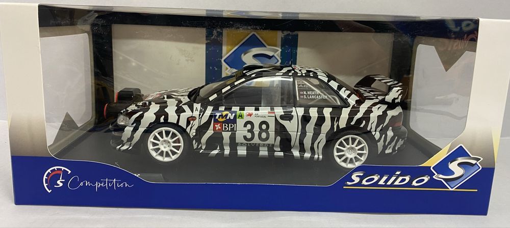 SUBARU IMPREZA S5 WRC machetă auto scara 1:18(23cm) Portugal Solido