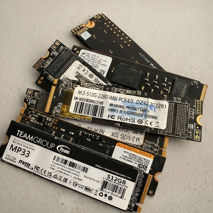 SSD M.2 NVMe 512GB (как новый)