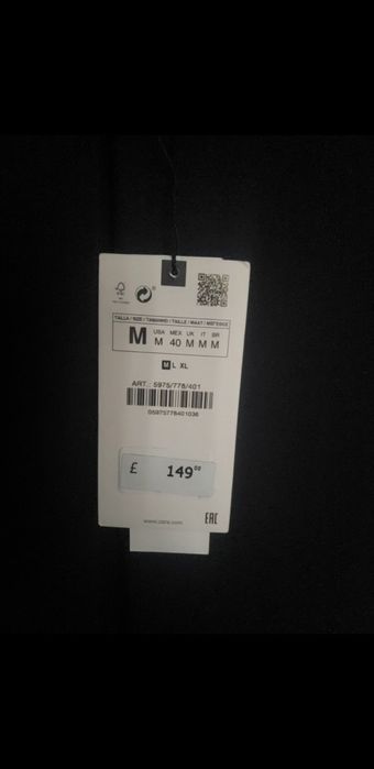 Palton barbatesc ZARA