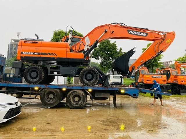 Услуги колесного экскаватора