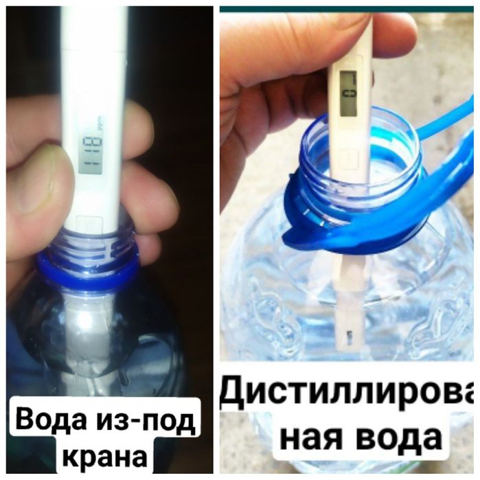 Дистиллированная вода для разбавления химикатов.