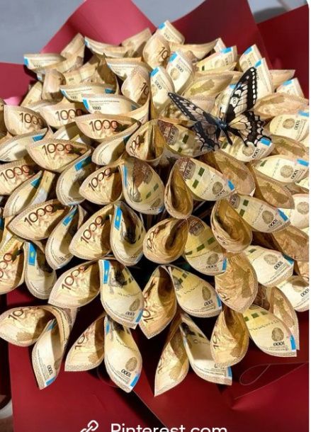 Денежные букеты  темиртау