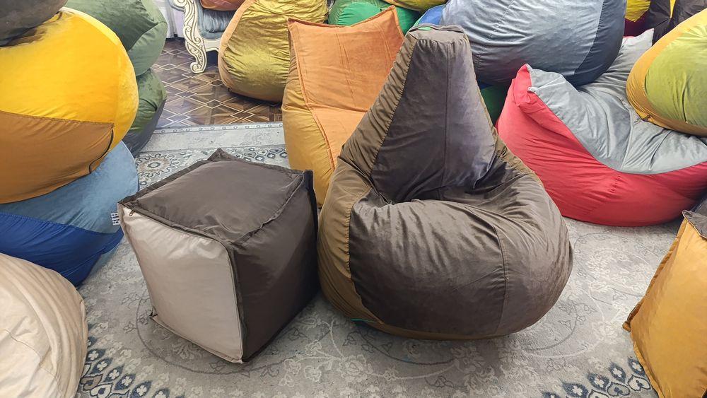 Бин бег. Кресло груша. Бин Бен. Пуфик. Подушки. Кресло  мяч