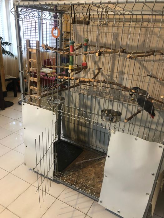 Голяма метална клетка за папагали/ара,какаду