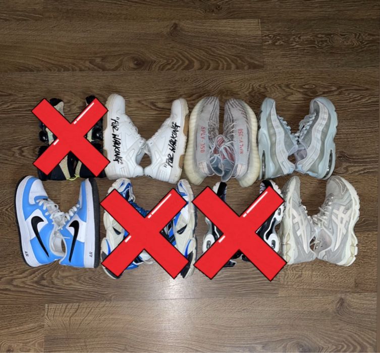 Papuci, 250 de lei fiecare pereche in afara de Balenciaga si Off white