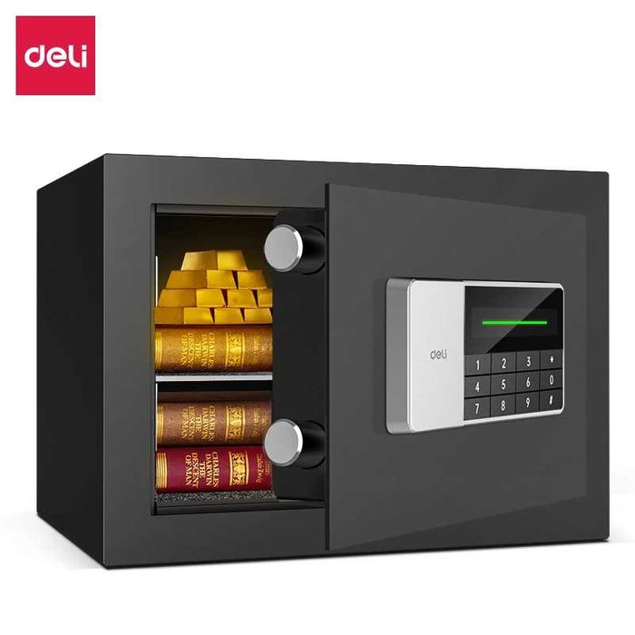 Seyf deli Сейф дели Deli-ET550 Цифровой сейф 250x350x250 11кг Скидки !