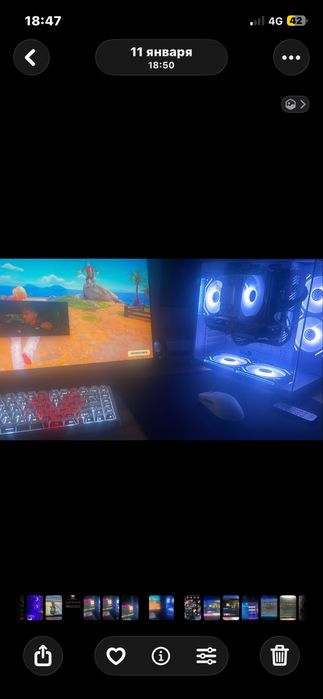 игровой пк rtx 5060 i5 14400F + сетап