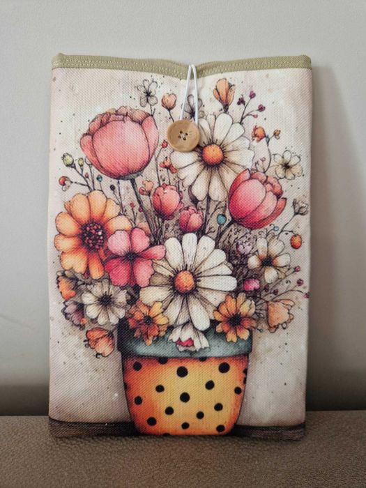 Калъф за книга – картина от плат