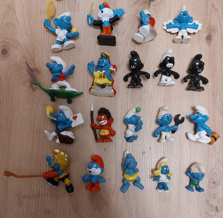 Колекционерски фигурки Смърф, made in Western Germany.