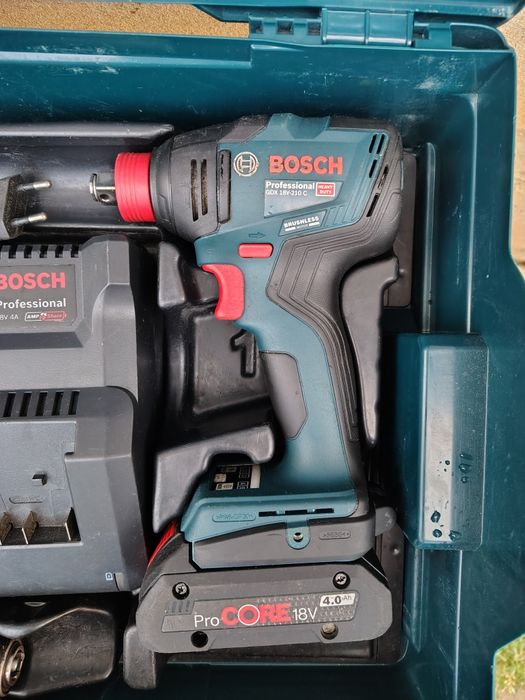 Set Bosch filetanta gsb 18v 55 și impactul biti gdx 18v 210 c . Poze reale
