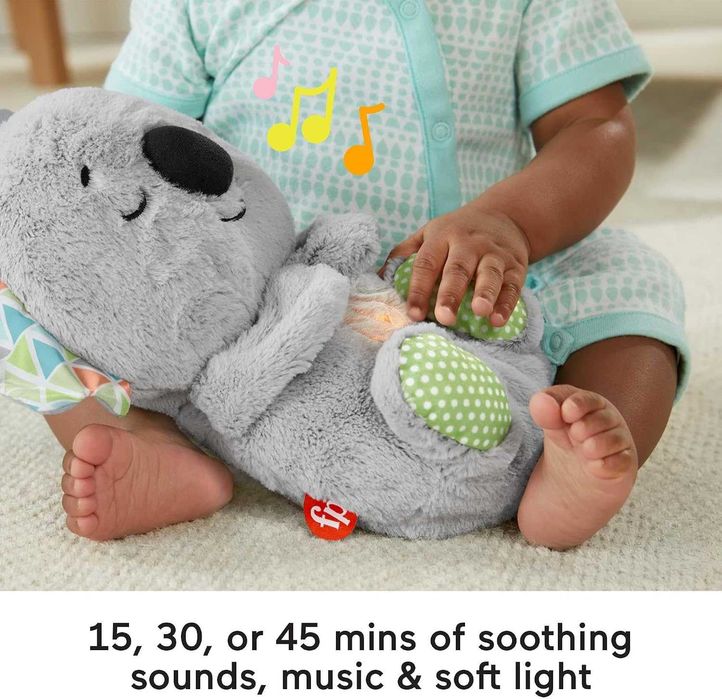 Fisher-Price Soothe ‘n Snuggle Koala – Мека играчка и успокояваща музикална играчка за бебе