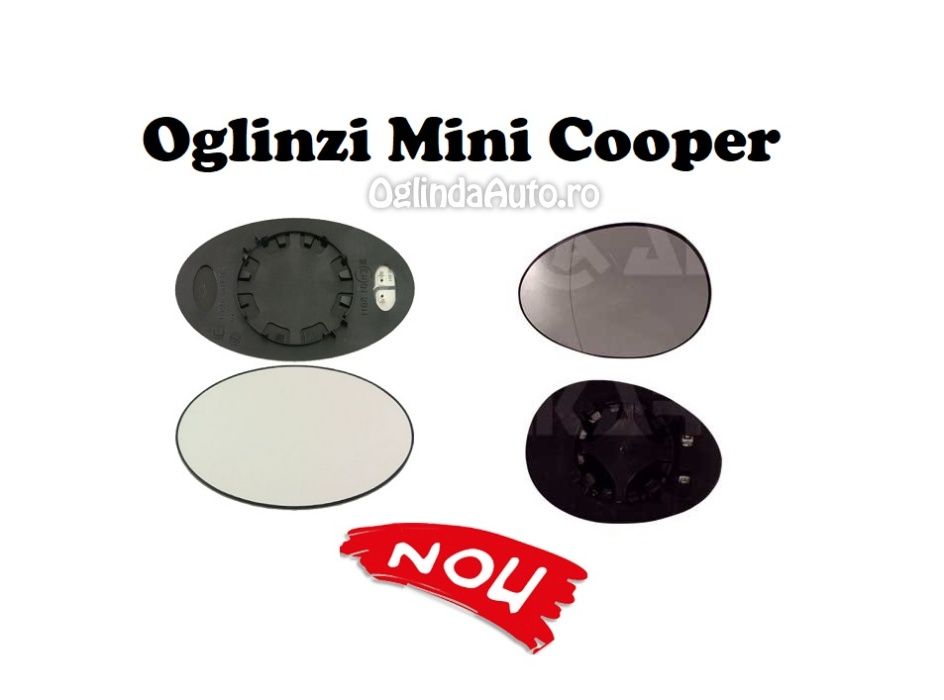Oglinda Mini Cooper One geam sticla oglinzi stanga dreapta R50 R53 R56