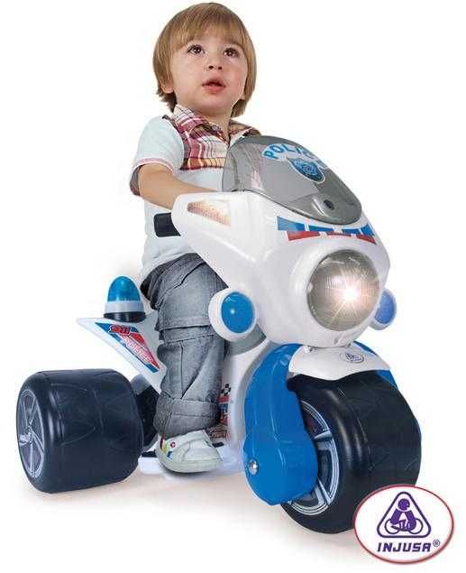 Motocicleta electrica Injusa Samurai police 6v