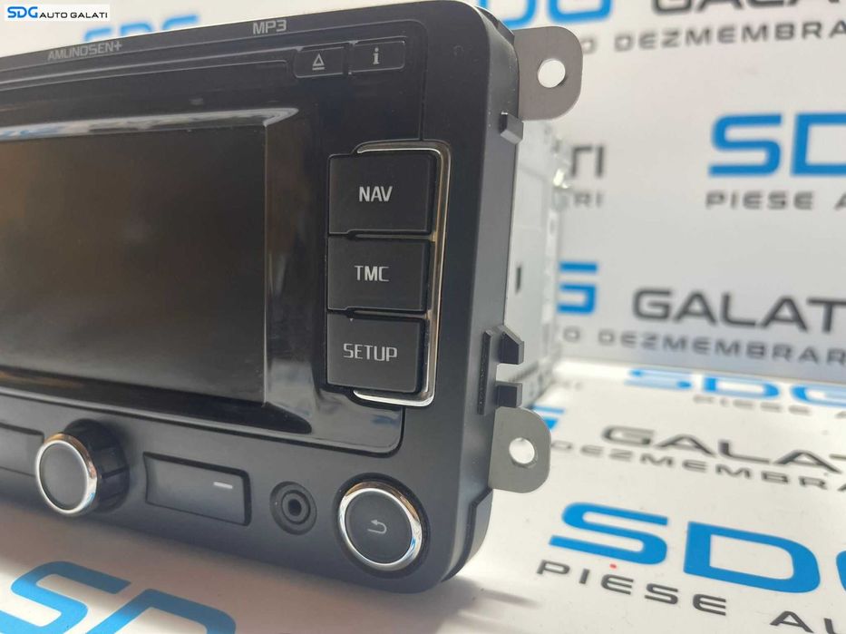 Navigatie Amundsen+ RNS315 Radio CD Player Skoda Octavia 2 2008 - 2013 Cod 3T0035192C