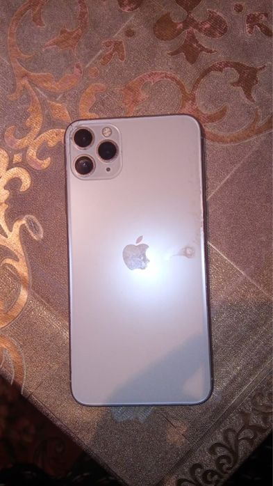 iPhone 11 Pro Max 64GB Ақ, Face ID жұмыс істейді