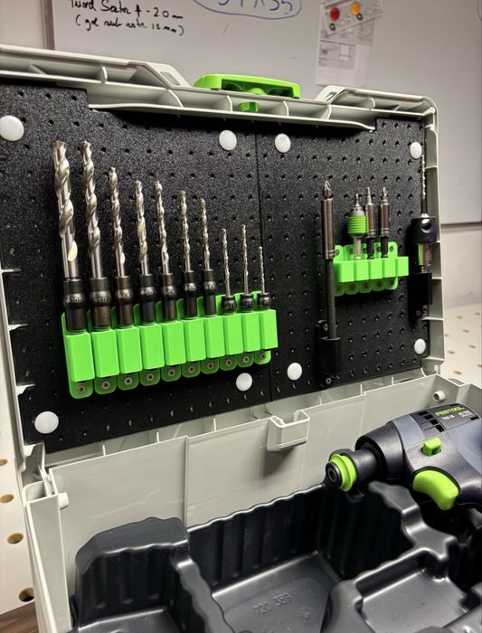 Set suport biti pentru capac Systainer Festool
