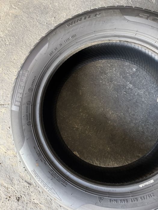 4 anvelope iarna 215/55/17 , Pirelli , 6.7 mm , DOT 2023 !