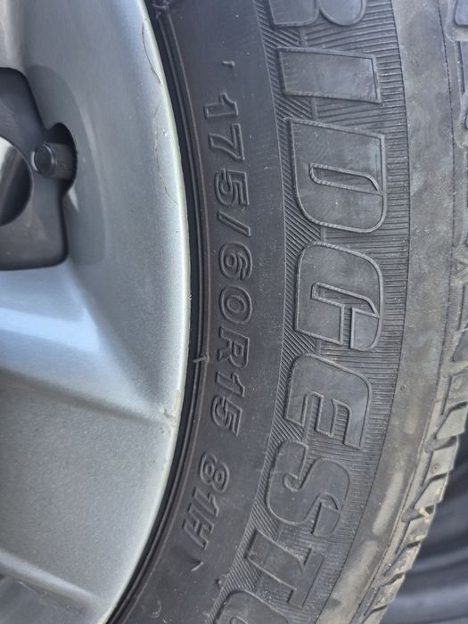 4бр летни гуми Бриджснон 175=60-15/ 2018г/6мм грайфер/