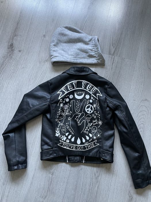 Детско кожена яке H&M 134 размер