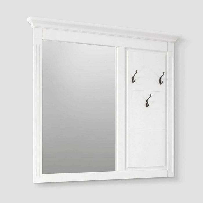 Set mobila hol  din lemn masiv, bancuta si cuier cu oglinda