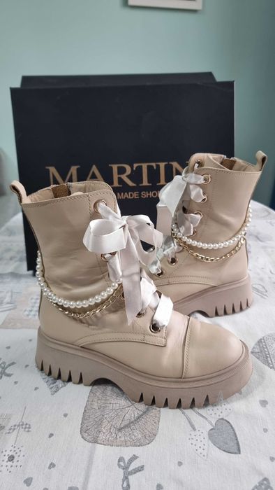 Ръчно изработени боти МАРТИНИ, 37 номер