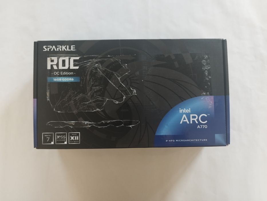 Placa video Sparkle Roc Intel Arc A770 - 16 Gb ! Sigilata