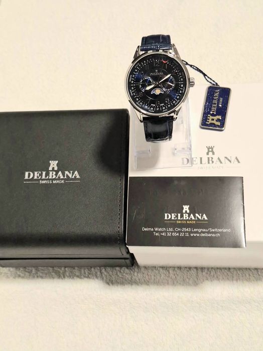 Ceas Delbana 41601.646.6.044 Swiss Made Full Calendar