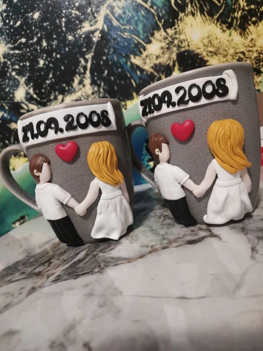 Cana personalizata aniversare cuplu