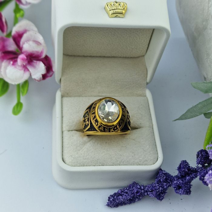 Мъжки пръстен златисти и сребристи