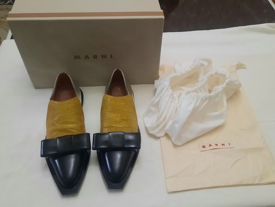 "MARNI" 38 размер, Туфли женские, оригинал, новые