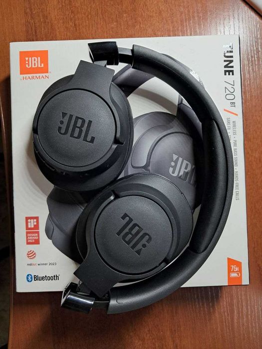 JBL Tune 720BT чёрные — новые! Пару раз включал. Оригинал 100%