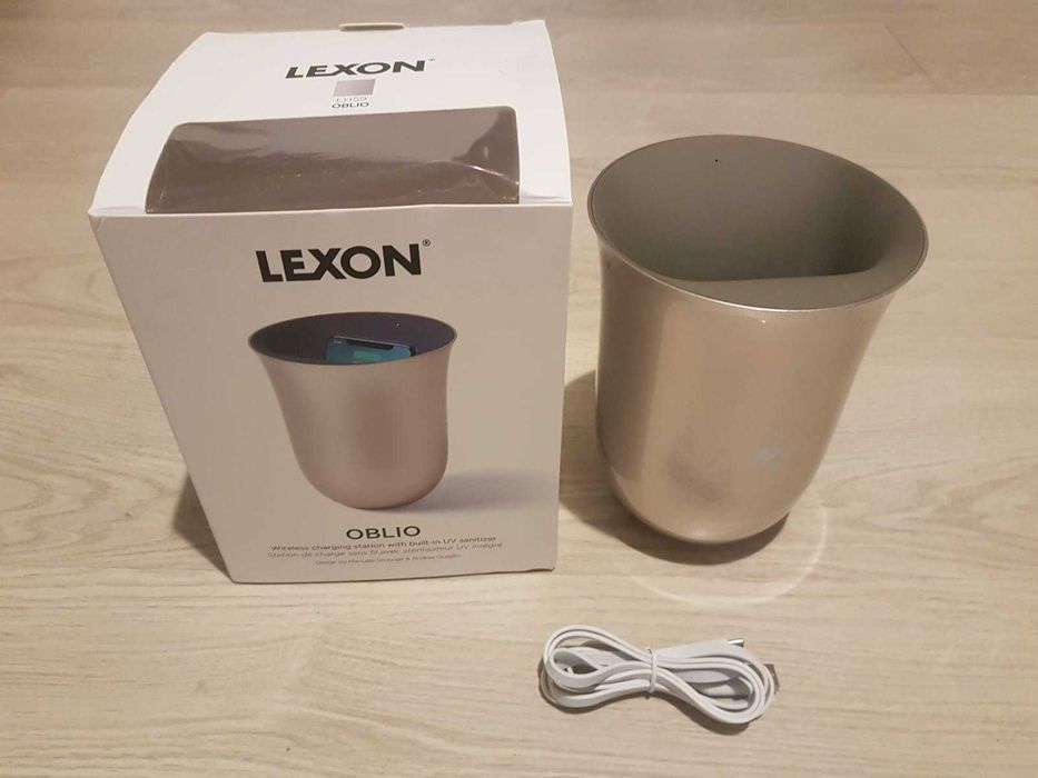 Statie de incarcare telefoane wireless 2 in 1 Lexon, 99lei