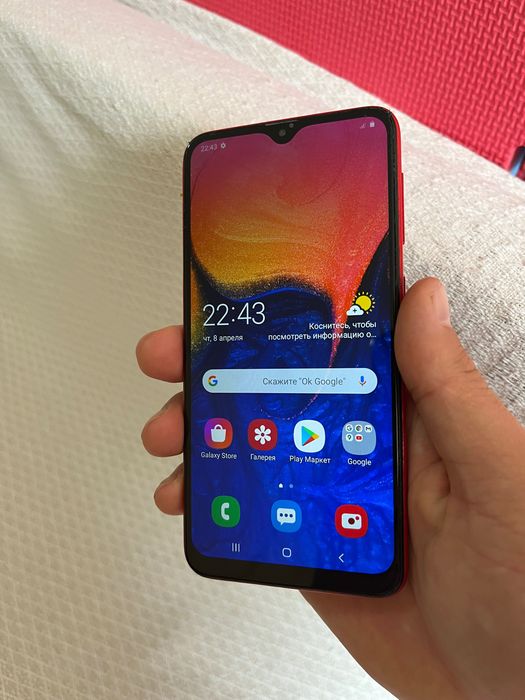 Samsung A10 жагдай жаксы жасайды таза телефон рабочий
