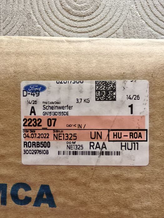 Far stânga față (partea șoferului) Ford Ecosport facelift 2018-(...)