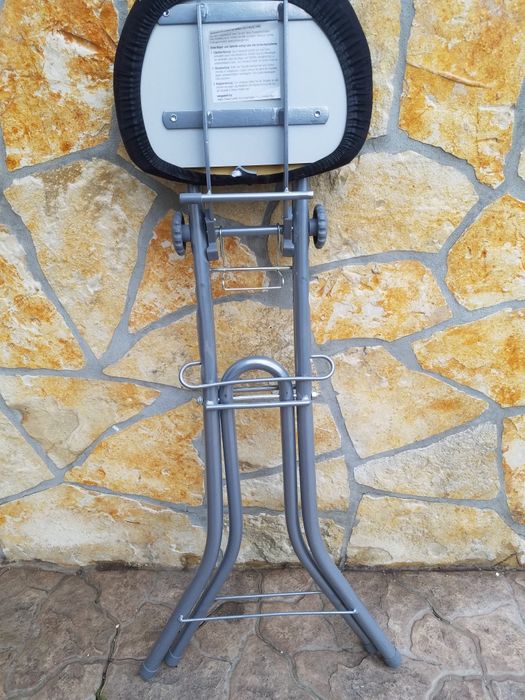 Scaun metalic model pliabil si masa extensibila masiv