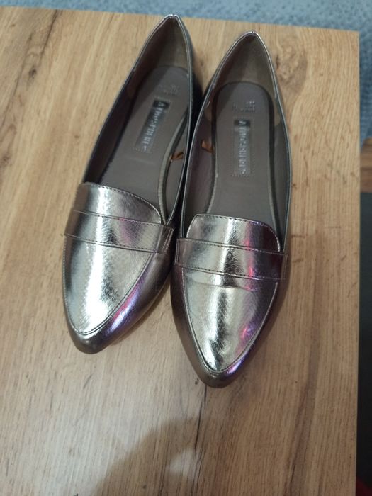 Дамски обувки, сребристи