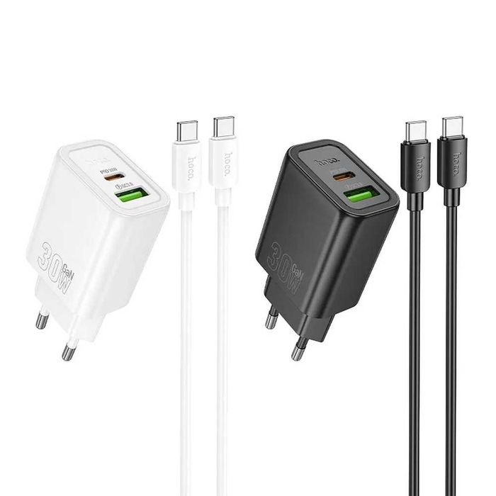 HOCO Set Adaptor + Cablu USB + USB C / 30W / USB C to Lightning