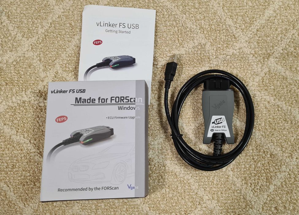 VLinker FS pt. FORScan HS/MS-CAN Auto Switch, FiatEcuScan MultiEcuScan