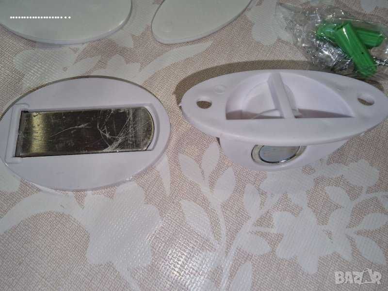 Магнитен стопер врата, бял и черен