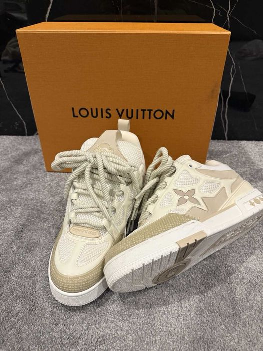 #EDITIE LIMITATĂ# Louis Vuitton LV Skate Bej Crem - Verificare Colet