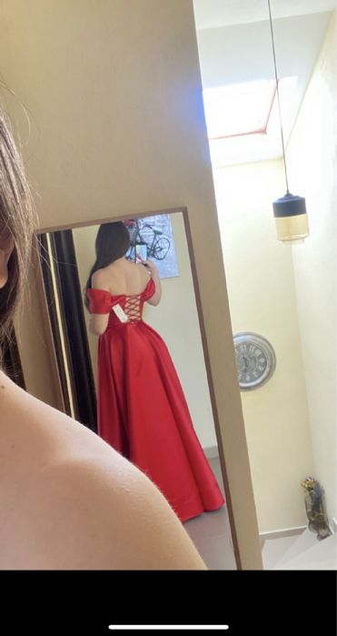 Rochie lunga din tafta