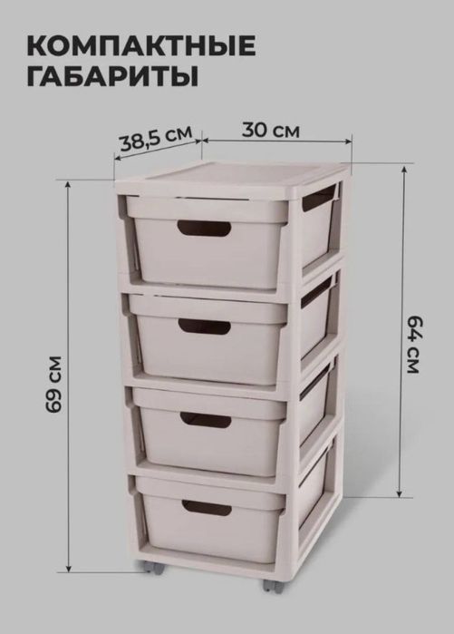 Комод пластиковый