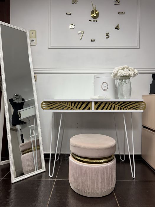 НАМАЛЕН Комплект - Тоалетка/бюро+етажерка+табуретка - за спалня,антре