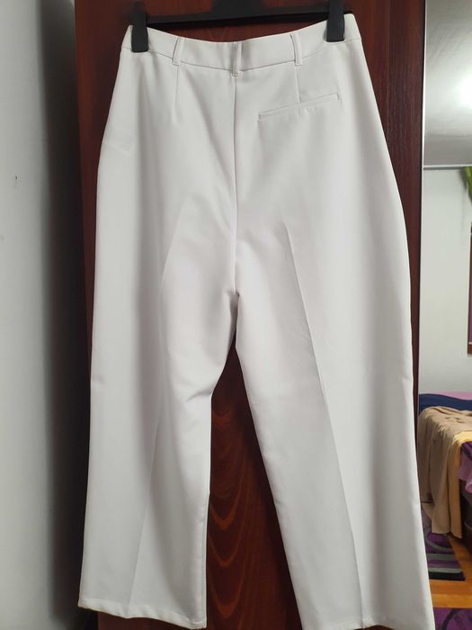 Pantaloni casual eleganti albi LCWaikiki 42 noi