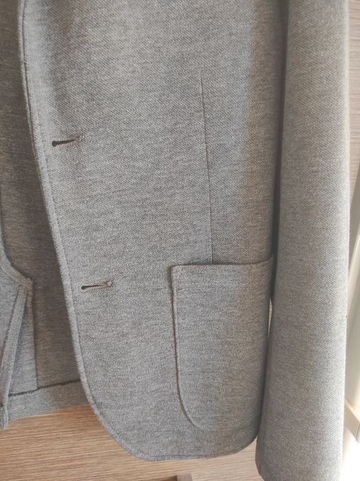 Мъжко сиво сако трико