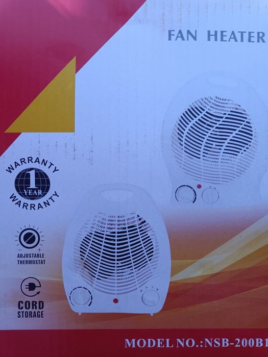 Aeroterma Fan Heater 2000W 3 trepte de temperatura termostat reglabil