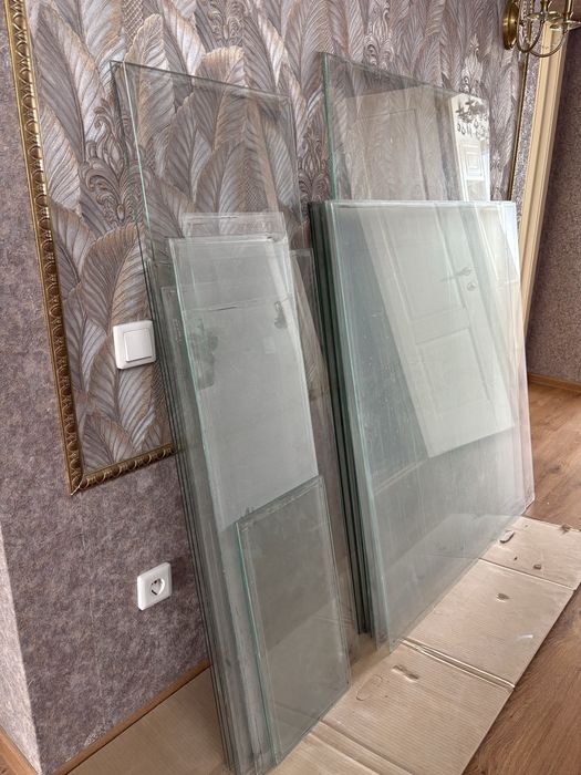 Отдам.Стекло от стеклопакетов б/у