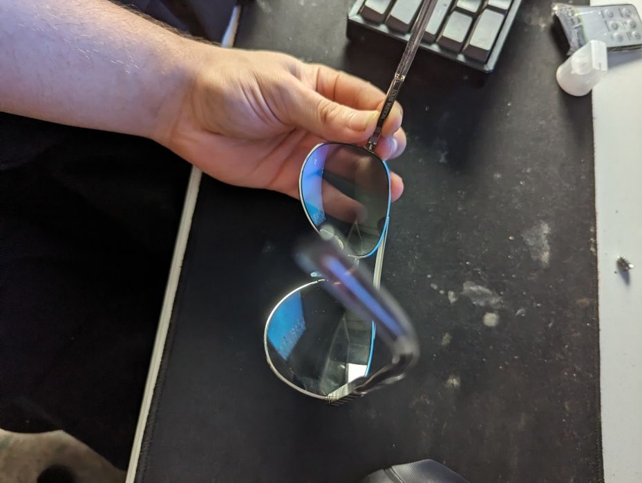 LOUIS VUITTON Z0340U Sunglasses Attitude Pilot Silver 9SL CE 140