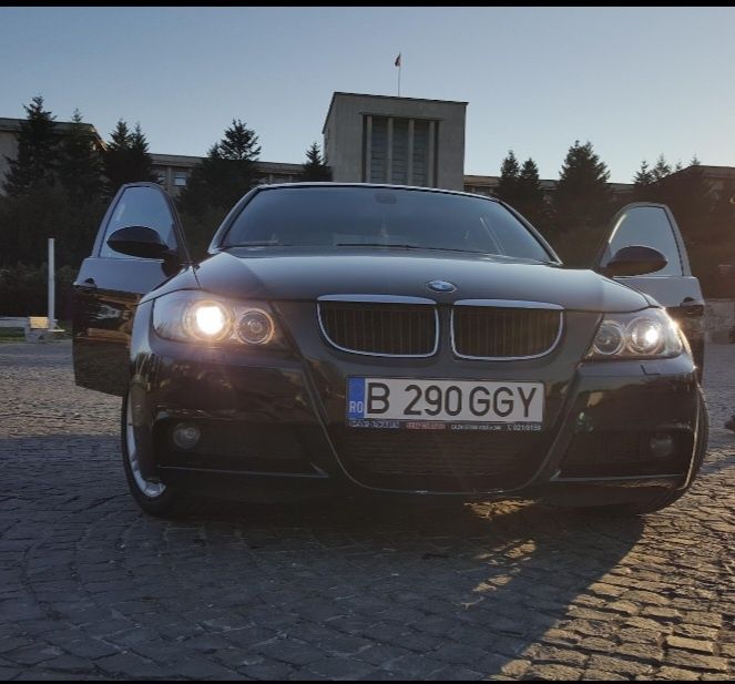 BMW E90  320d- 2008 -DIESEL - NEGRU - 5 UȘI - MOTORIZARE 2.0 - STARE BUNĂ