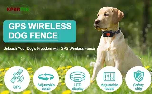 Zgarda GPS wireless, pentru animale de companie F810+ (Super Ofertă).